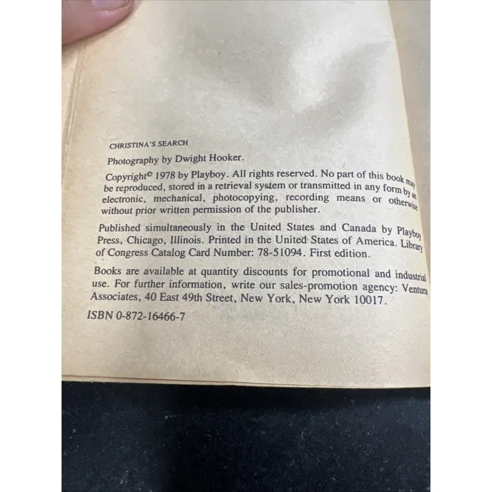 Christian's Search By Blakely St James Vtg Erotica 1978 Playboy‎ Press